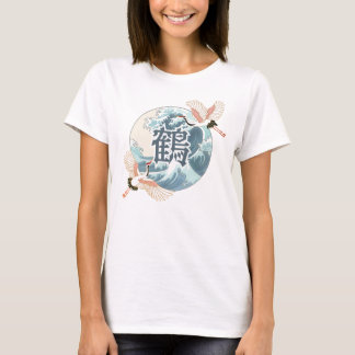 Japanse kranen t-shirt