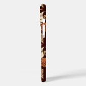 Japanse kranen, tan, roest en chocolade bruin Case-Mate iPhone case (Achterkant / Links)