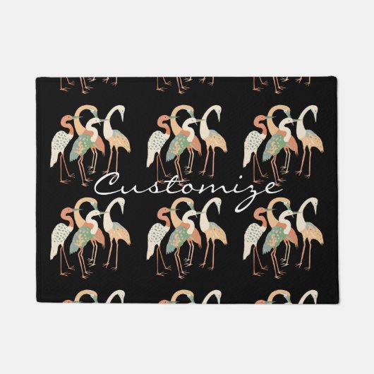 Japanse kranen Thunder_Cove Doormat Deurmat (Voorkant)
