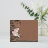  Japanse kranen Uitnodiging Briefkaart (Staand voorkant)