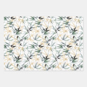 Japanse kranen Waterverf Planten Inpakpapier Vel (Voorkant 2)