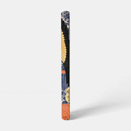 Japanse kreeft en vogel Ukiyo-e Samsung Galaxy Hoesje (Linkerkant)