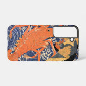  Japanse kreeft en vogel Ukiyo-e Samsung Galaxy Hoesje (Achterkant horizontaal)