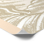 JAPANSE KRIJGER DIE EEN MONSTERACHTIGE KAT Ukiyoe Poster (Hoek)