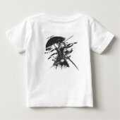 "Japanse krijgerskunst T-shirt – Samurai in rode i (Achterkant)
