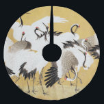 Japanse Kudde Kraanvogels Vintage Vogel Rijk Klass Kerstboom Rok<br><div class="desc">Deze prachtige vogelafbeelding is gebaseerd op de Japanse kudde kraanvogels (18e eeuw) vintage schilderij van Ishida Yutei. Oorspronkelijke afbeelding in het publieke domein van het Minneapolis Institute of Art.</div>