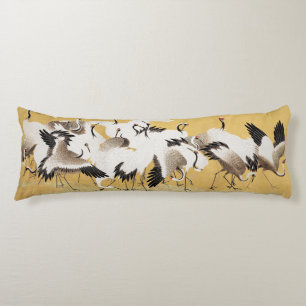 Japanse Kudde Kraanvogels Vintage Vogel Rijk Klass Lichaamskussen
