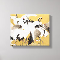 Japanse Kudde Kraanvogels Vintage Vogel Rijke Klas