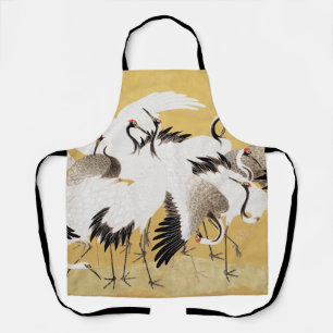 Japanse Kudde Kraanvogels Vintage Vogel Rijke Klas Schort