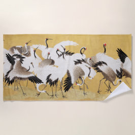Japanse Kudde Kraanvogels Vintage Vogel Rijke Klas Strandlaken