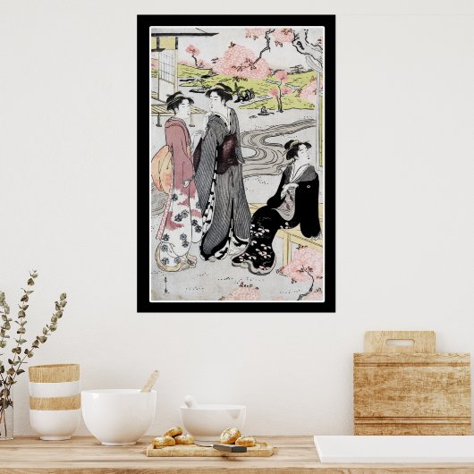 Japanse  kunst #1 poster (Keuken)