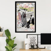 Japanse  kunst #1 poster (Thuiskantoor)