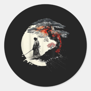 Japanse Kunst Aikido Boom van het Leven Vrede Kuns Ronde Sticker
