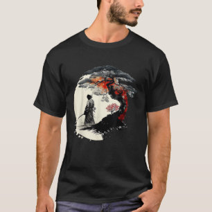 Japanse kunst Aikido Tree of Life Vrede Kunst van T-shirt