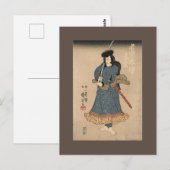 JAPANSE KUNST BRIEFKAART (Voorkant / Achterkant)