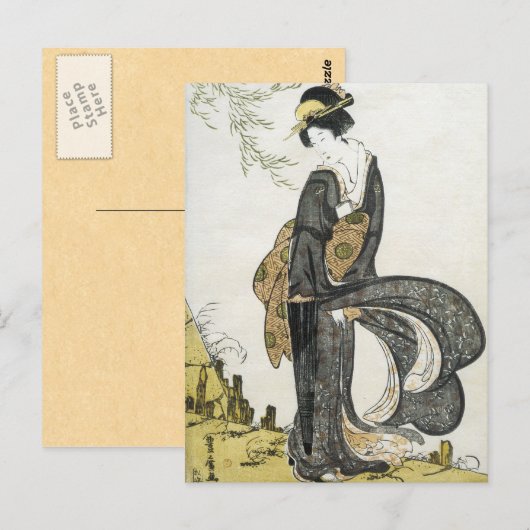  Japanse kunst Briefkaart (Voorkant / Achterkant)