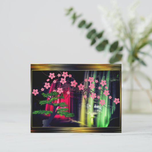 Japanse kunst briefkaart (Staand voorkant)