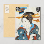  Japanse kunst Briefkaart (Voorkant / Achterkant)