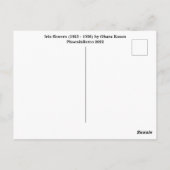 Japanse kunst briefkaart (Achterkant)