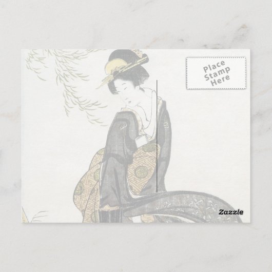  Japanse kunst Briefkaart (Achterkant)