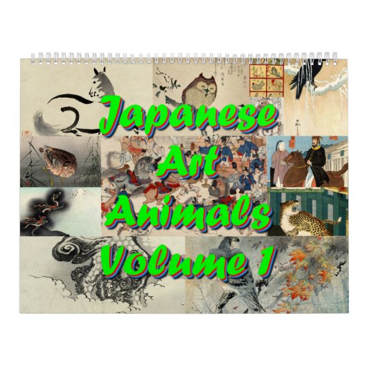 Japanse Kunst - Dieren Volume 1 Kalender (Hoes)