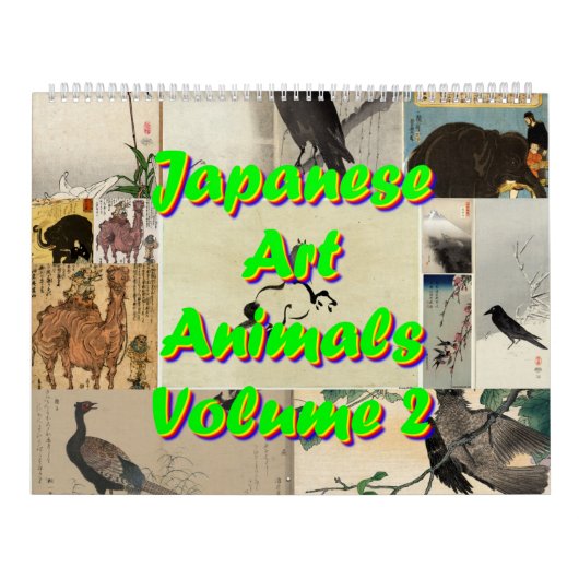 Japanse Kunst - Dieren Volume 2 Kalender (Hoes)