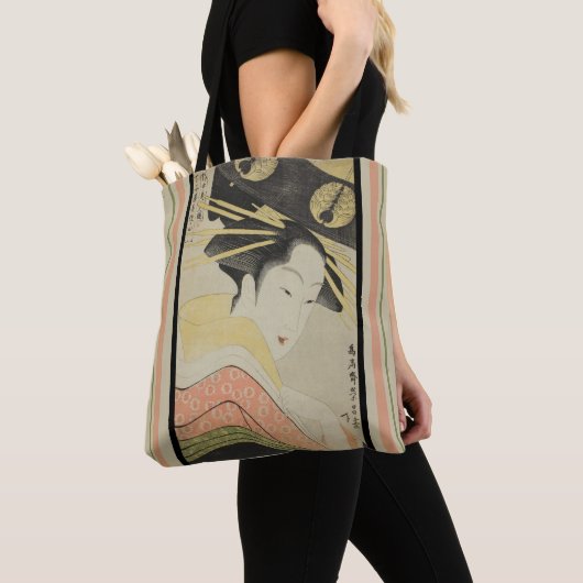 Japanse kunst door Chokosai Eisho Tote Bag (Dichtbij)