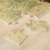 Japanse kunst - een Samurai met een langbuig buisj Legpuzzel (Zijkant)