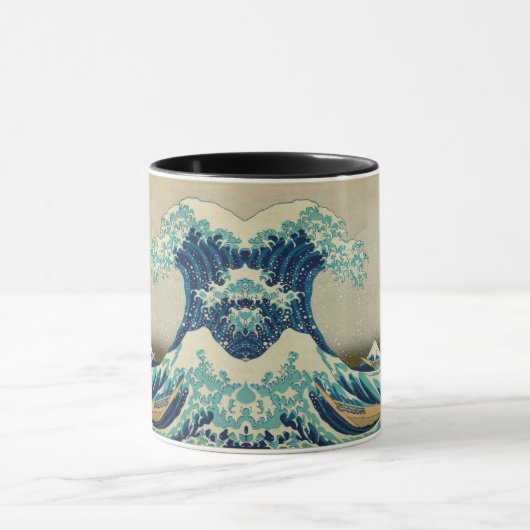 Japanse kunst - Geyser Surf/Great Wave off Kanagaw Mok (Midden)