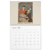 Japanse kunst - Hiroshige Utagawa Kalender (Jan 2026)