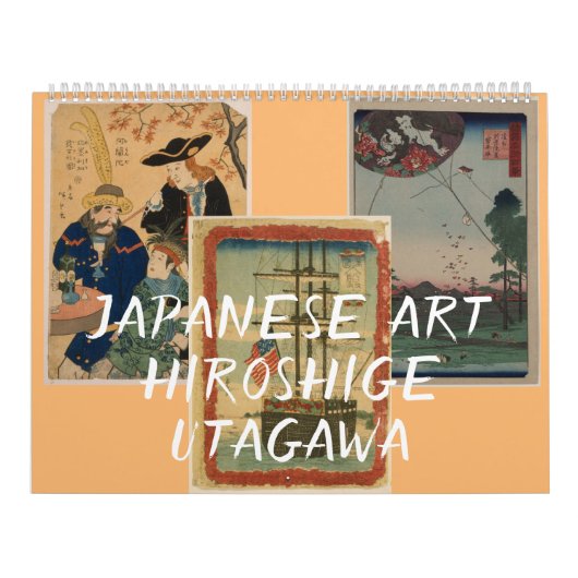 Japanse kunst - Hiroshige Utagawa Kalender (Hoes)