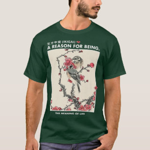 Japanse kunst Ikigai Sakura Cherry Blossom Uk T-shirt