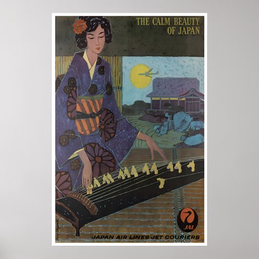 Japanse Kunst Japan Reisposter JAL Print (Voorkant)