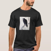 Japanse kunst Japanse Kyosai Kraai Raven T Shirt (Voorkant)