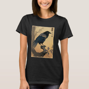 Japanse Kunst Japanse Woodblock Art Print Kraai Ky T-shirt
