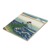  Japanse kunst Kajikazawa Fisherman Tegeltje (Zijkant)