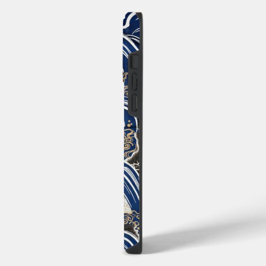  japanse kunst karper in golven koi iPhone hoesje (Linkerkant)