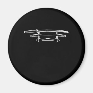 Japanse kunst Katana Sword Japan Warrior Samurai G Magneet