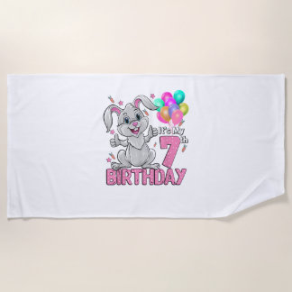 Japanse kunst Konijn Ninja Ukiyo-e Anime Style Sam Strandlaken