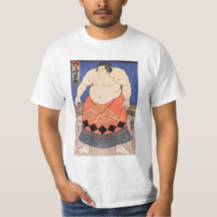 Japanse kunst Kuniyoshi Utagawa De Sumo Wrestler T-shirt
