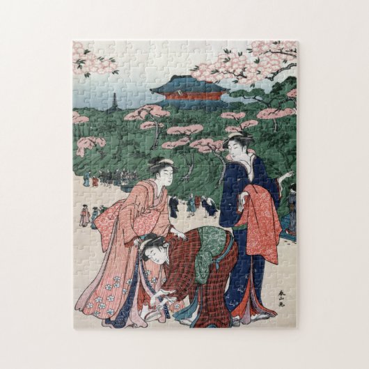 Japanse  kunst legpuzzel (Verticaal)