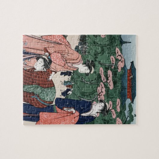  Japanse kunst Legpuzzel (Horizontaal)