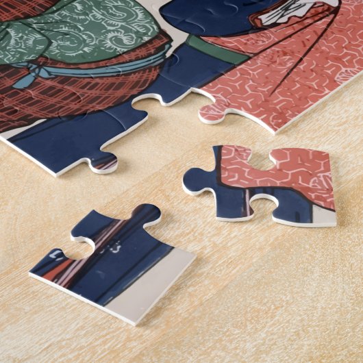  Japanse kunst Legpuzzel (Zijkant)