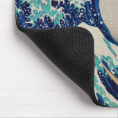 Japanse kunst met "Great Wave" Muismat (Hoek)