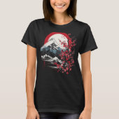 Japanse kunst Mount Fuji Cherry Blossom Japan Aest T-shirt (Voorkant)