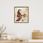 Japanse  kunst poster (Keuken)