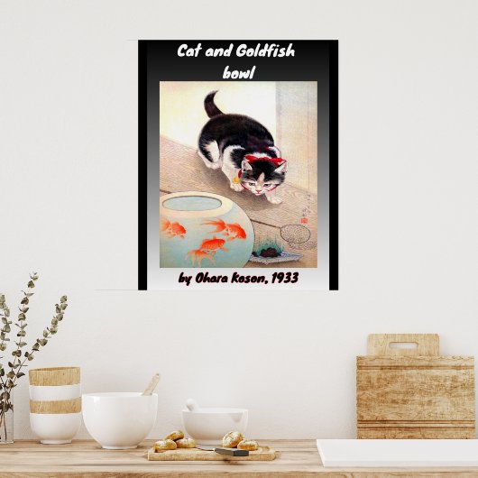 Japanse kunst poster (Keuken)