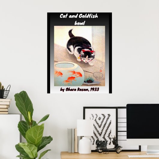 Japanse kunst poster (Thuiskantoor)