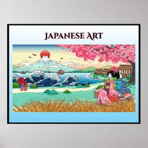 Japanse kunst poster