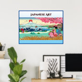 Japanse kunst poster (Thuiskantoor)
